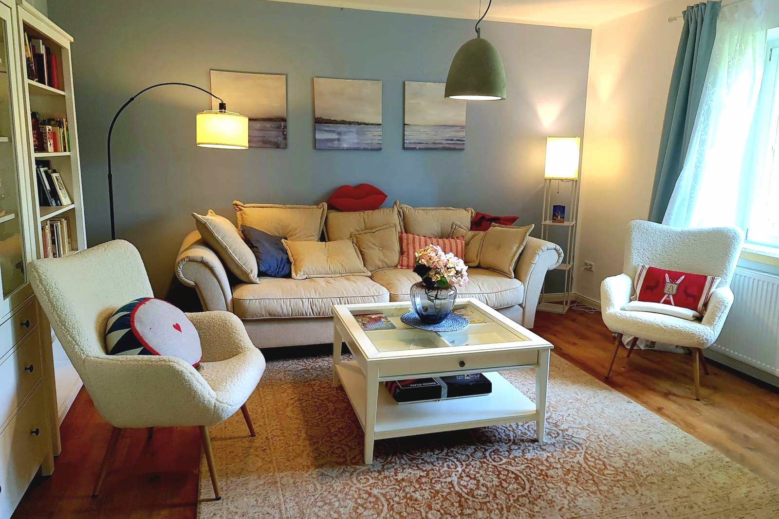 Wohnzimmer am Abend