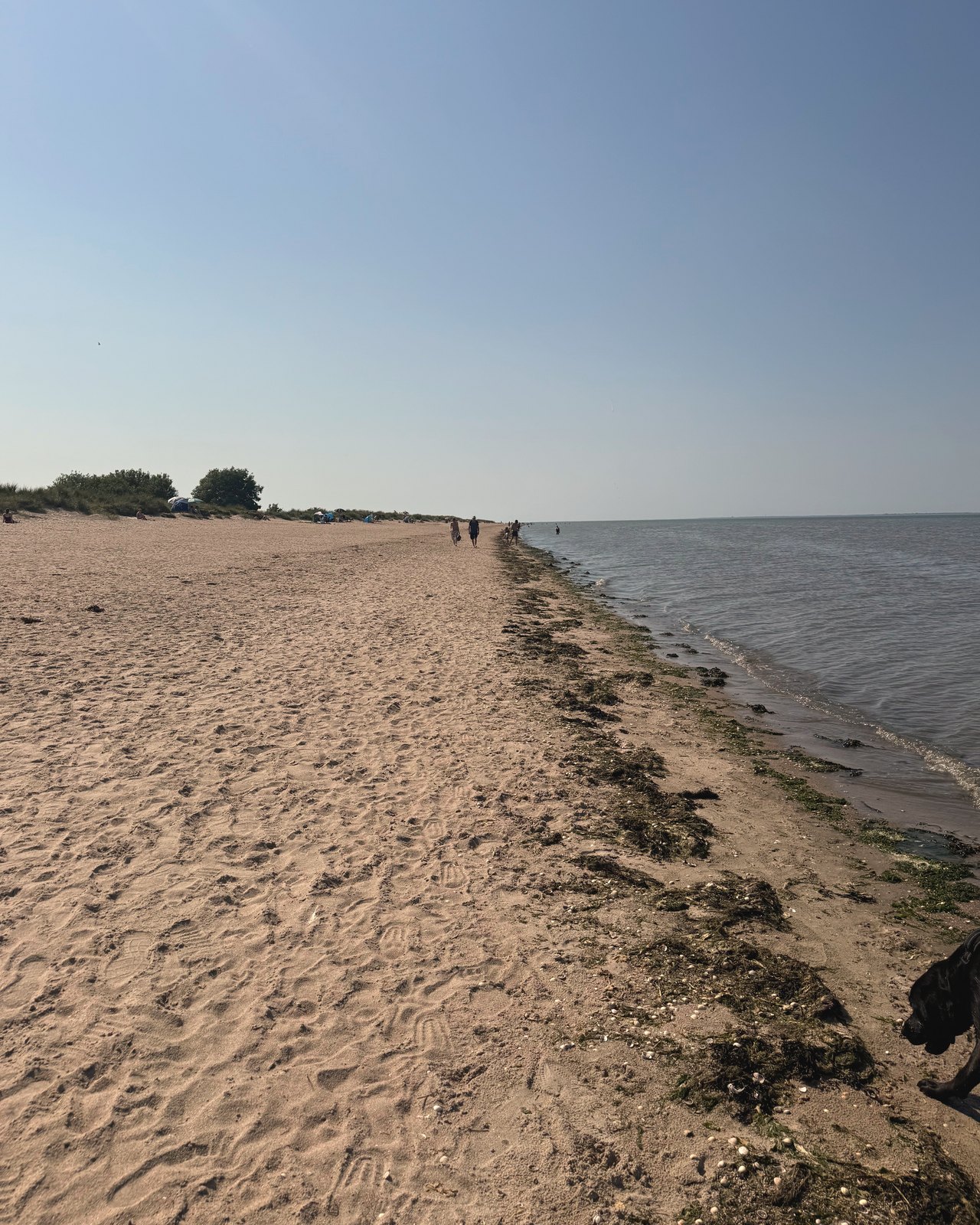 Weiter Sandstrand an der Nordsee