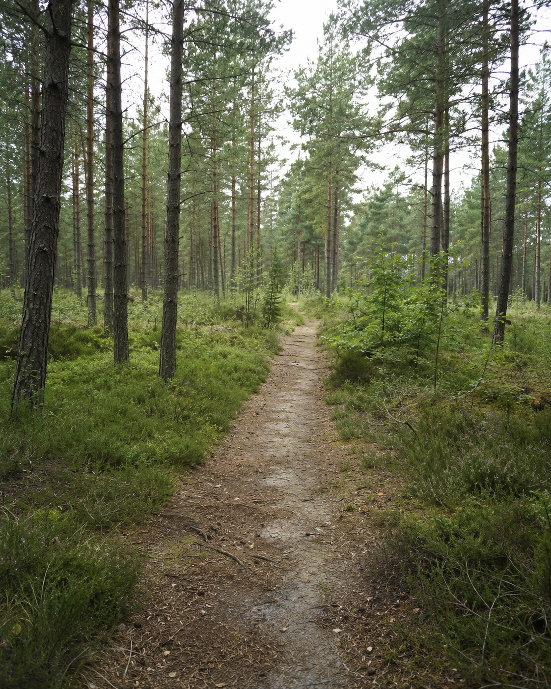 Weicher Waldweg